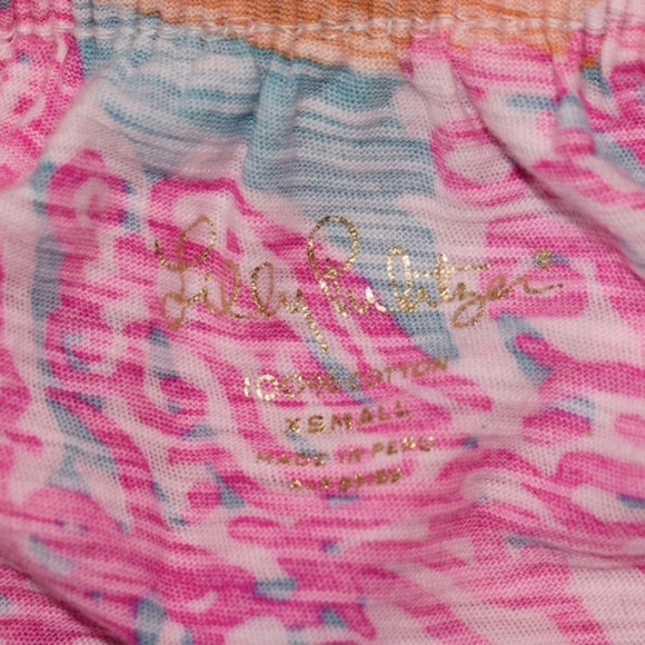 Lilly Pulitzer Wiley Tube Top Shorely Blue Feeling Tanked - Picture 6 of 6